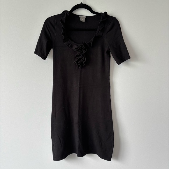 Ann Taylor Black Sweater Dress - Picture 2 of 5